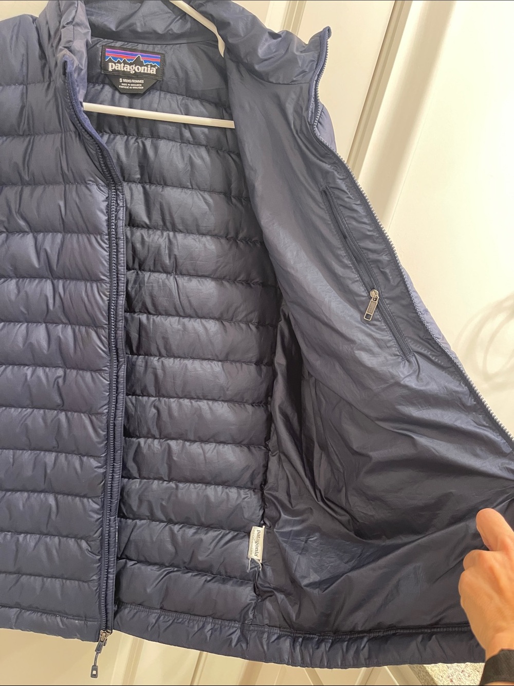 Patagonia Navy Quilted Packable Jacket - Picture 4 of 5